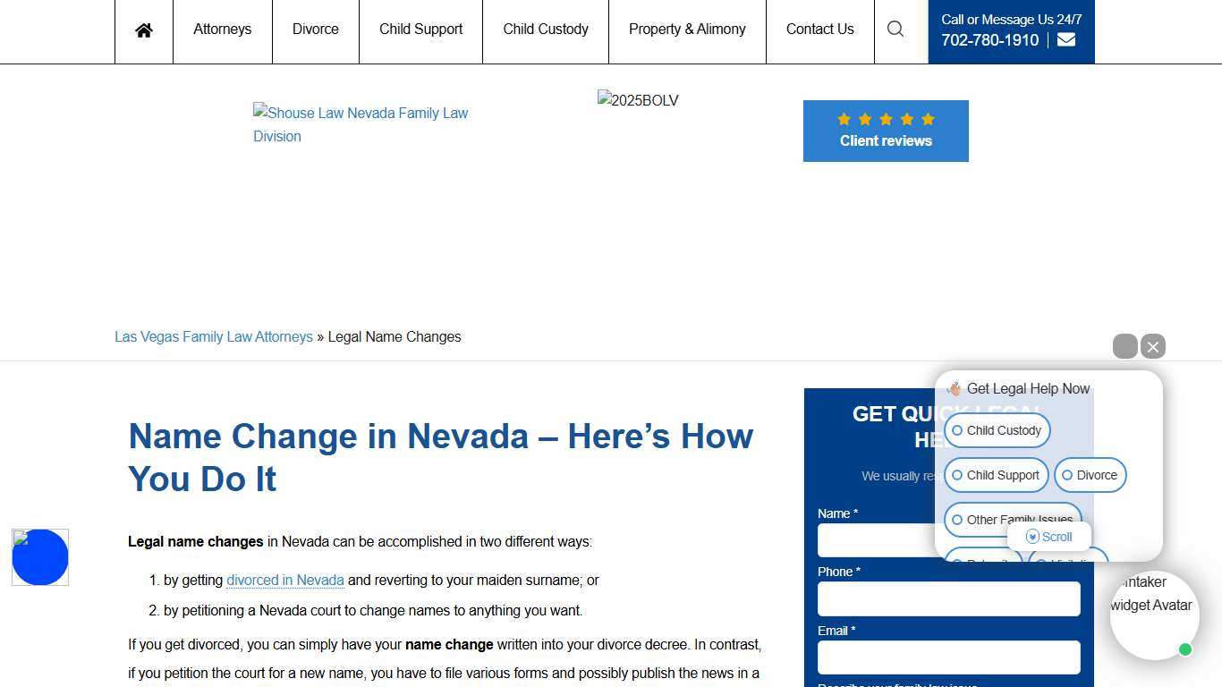 Name Change in Nevada - Here's How You Do It